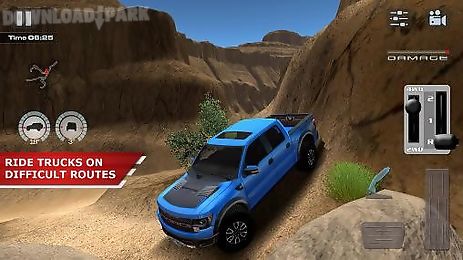 offroad drive: desert