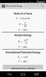 physics formulas
