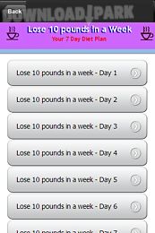 7 day diet plan to lose 10 pounds