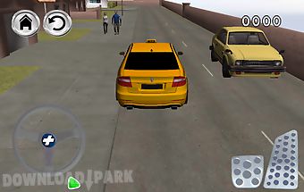 Free crazy town taxi parking
