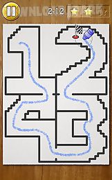 kids draw maze labyrinth