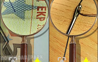 Magnifying glass realistic