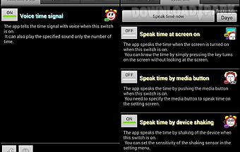 Voicetimesignal