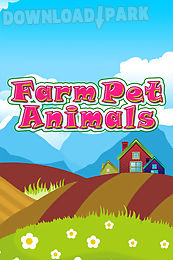 farm pet animal match for kids