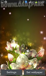 glowing flowers by creative factory wallpapers