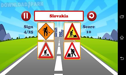 world traffic signs test