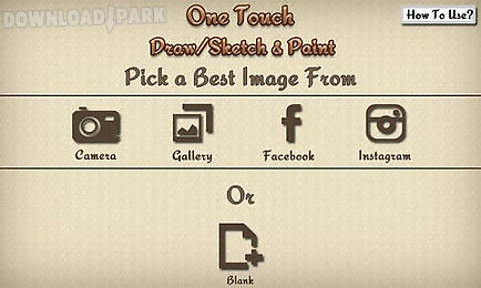 one touch draw sketch paint