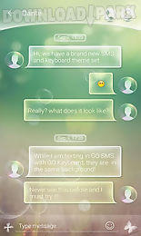 (free) go sms bubble theme