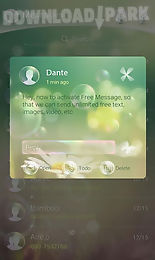 (free) go sms bubble theme