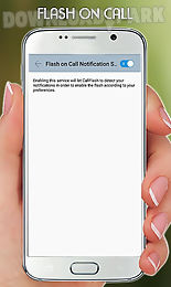 flash light on call & sms