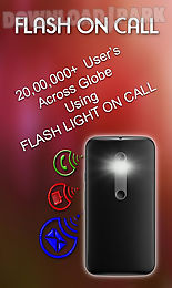 flash light on call & sms