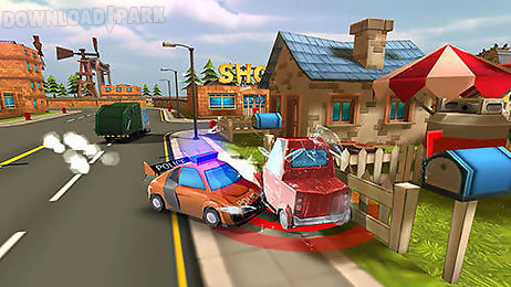 blocky cop pursuit terrorist