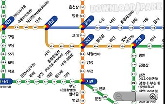 Busan metro map