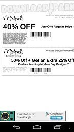 coupons for michaels