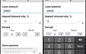 Simple loan calculator