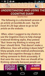 cognitive diary cbt self-help