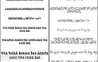 Fonts for flipfont tattoo