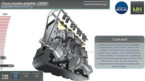 interactive four-stroke engine