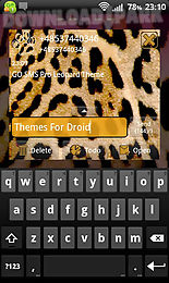leopard theme for go sms pro