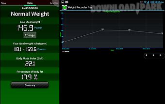 Weight recorder bmi free