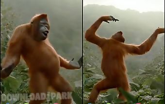 Wild dance crazy monkey lwp