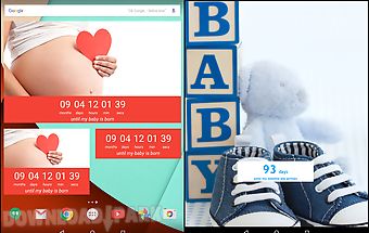 Baby countdown widget