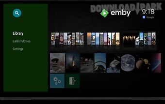 Emby for android tv