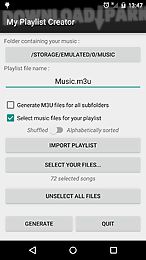 my music playlist creator