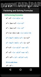 algebra cheat sheet (free)