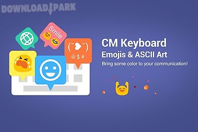 cm keyboard - emoji, ascii art