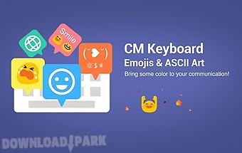 Cm keyboard - emoji, ascii art