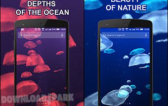 Jellyfishes 3d live wallpaper