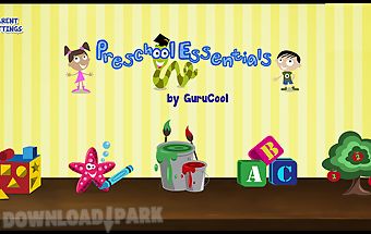 Preschool educational games