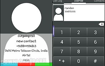 Caller locator full screen id