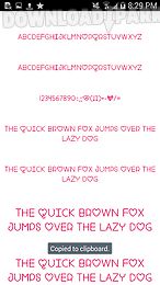 color fonts for flipfont #3