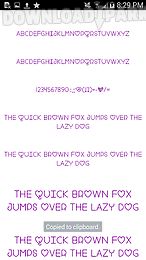 color fonts for flipfont #3