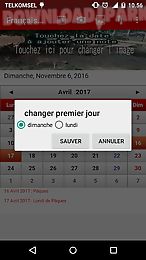 français calendrier 2016