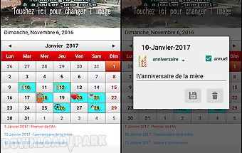 Français calendrier 2016