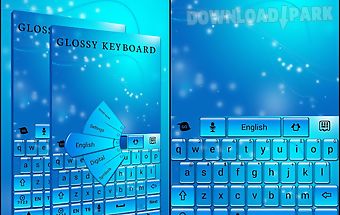 Glossy go keyboard theme