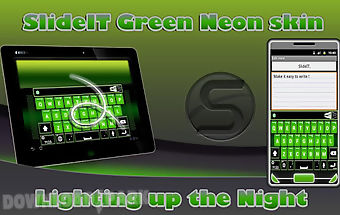 Slideit green neon skin