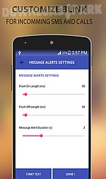 flash alerts - call and sms