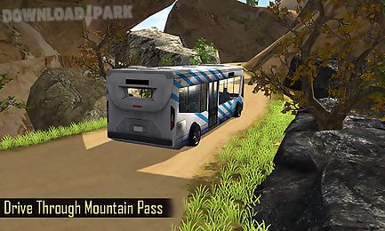 off road tourist bus driving