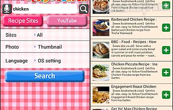 Recipe search for android