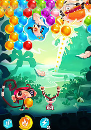 monkey pop: bubble game