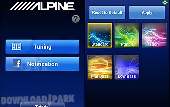 Alpine tuneit app