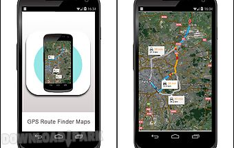 Gps route finder maps
