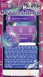 soap bubble keyboard design