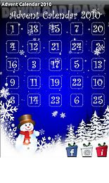 christmas advent calendar 2010