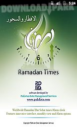 ramadan times