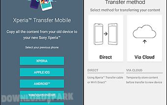 Xperia™ transfer mobile